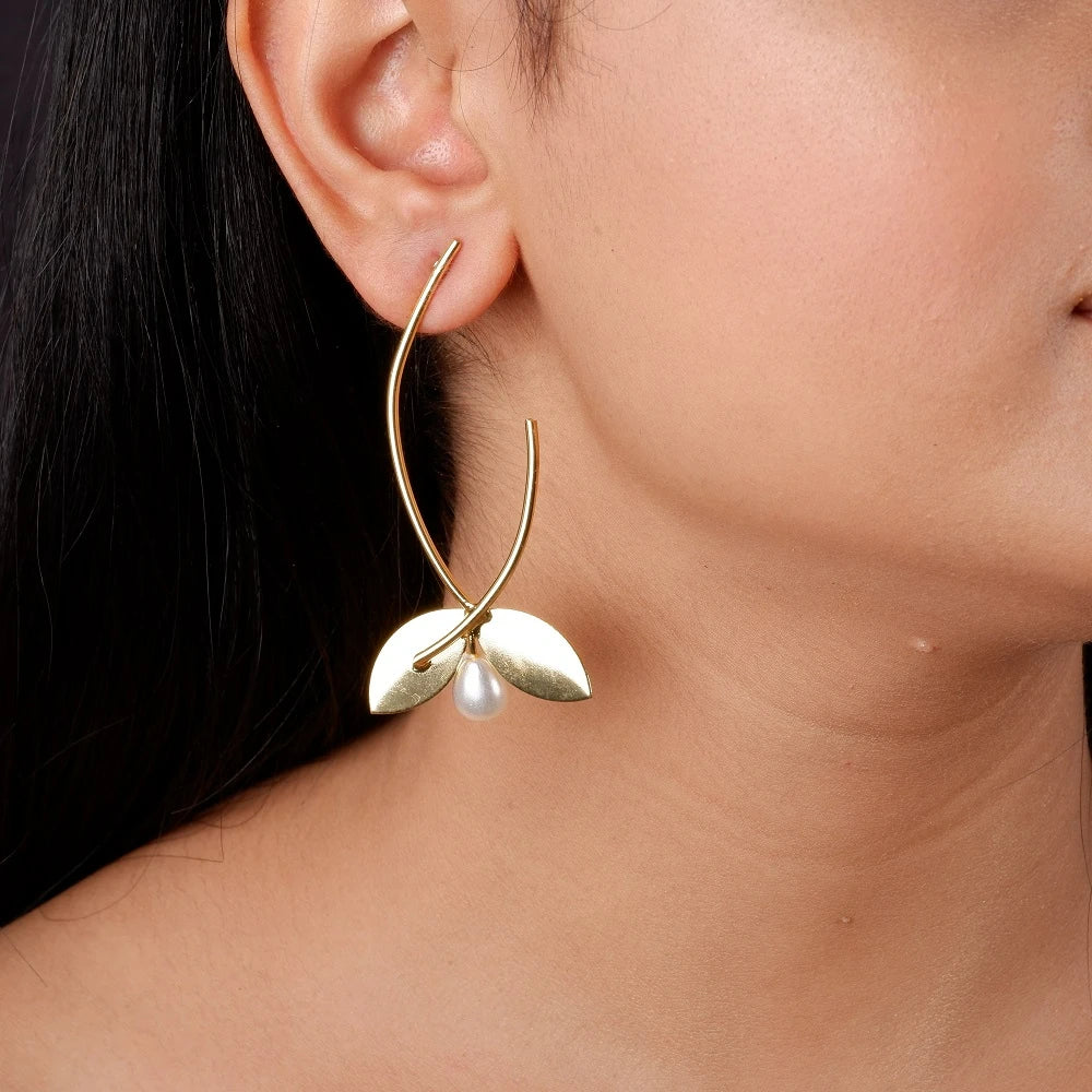 Bhoomi gold plated earrings