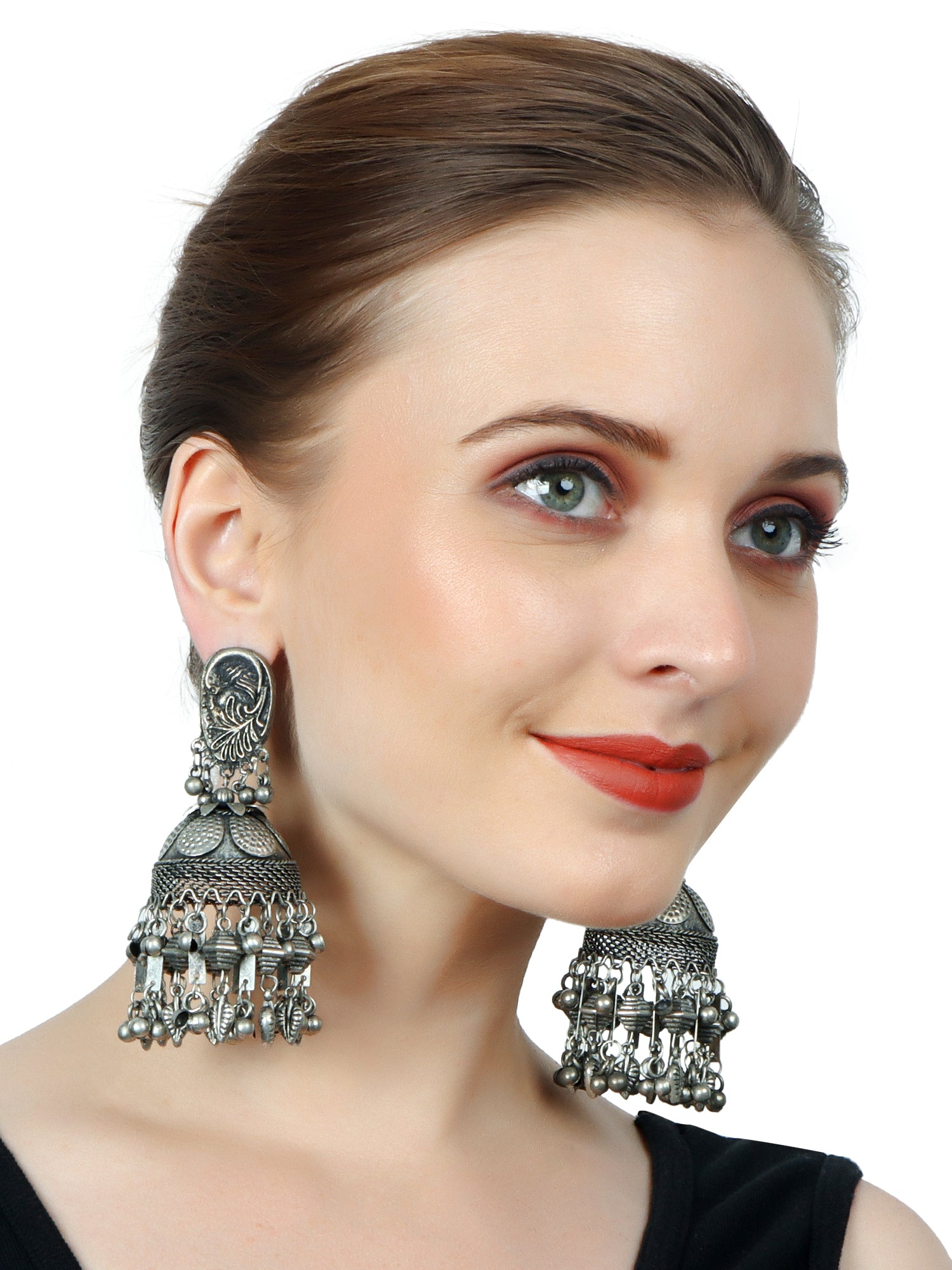 Navya Silver plated earrings