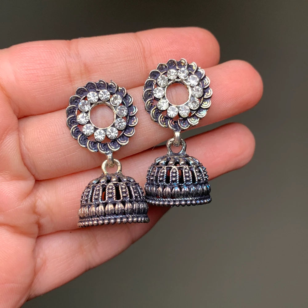 Kashvi German silver Jhumka