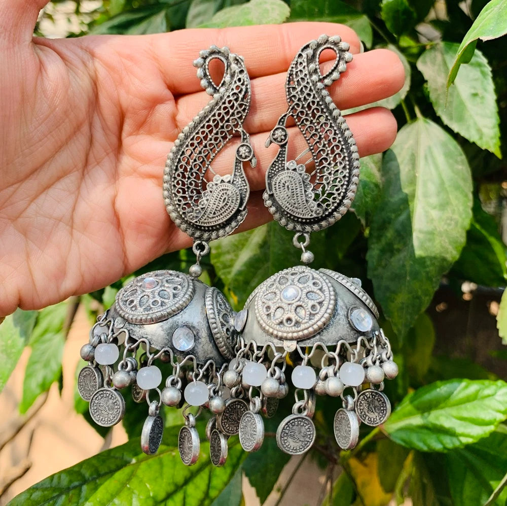 Abeer silver plated earrings
