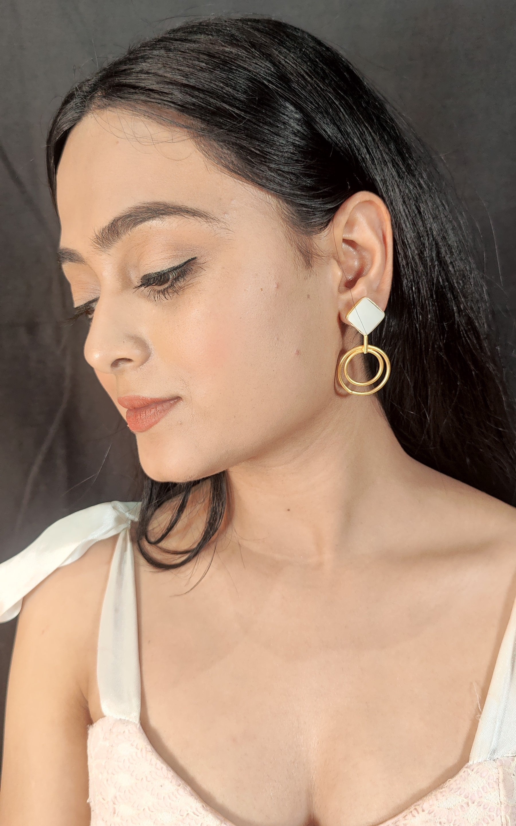 Tikoni gold earrings