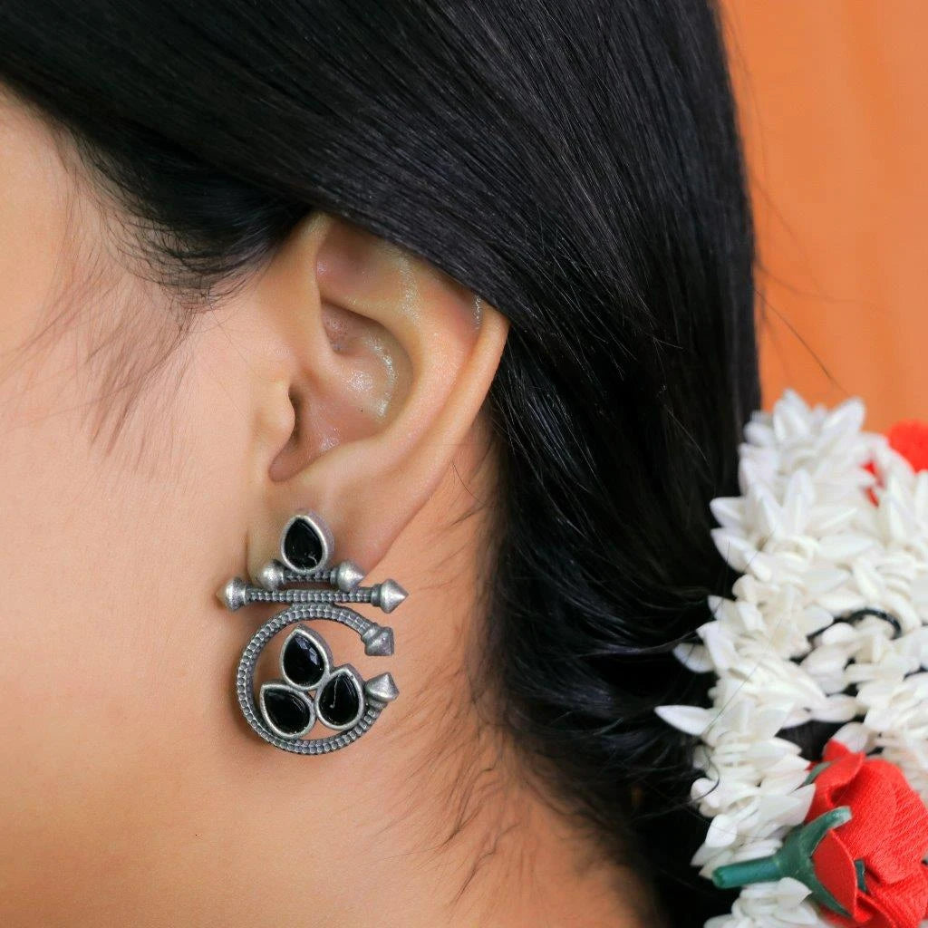 Kiara Silver Plated Earrings