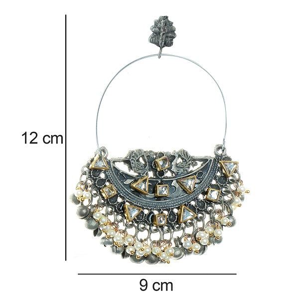 Amruta Silver plated earrings