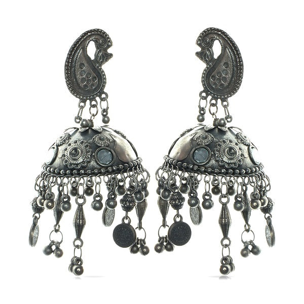 Triya silver plated earrings