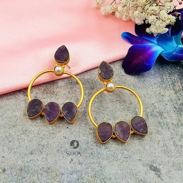 Mridang Gold earrings