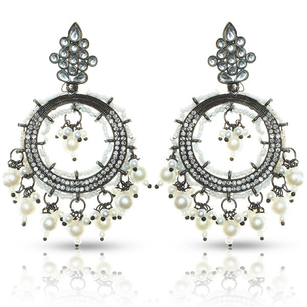 Manya Silver earrings