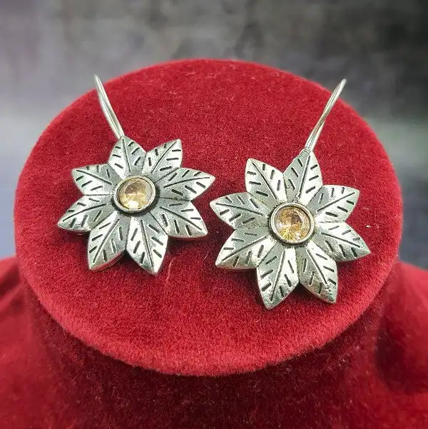Phool Silver earrings