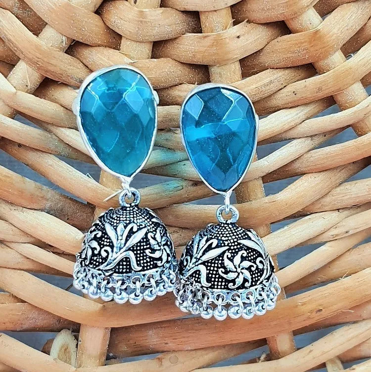 Sitara silver earrings